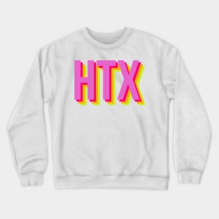 HTX in pink Crewneck Sweatshirt